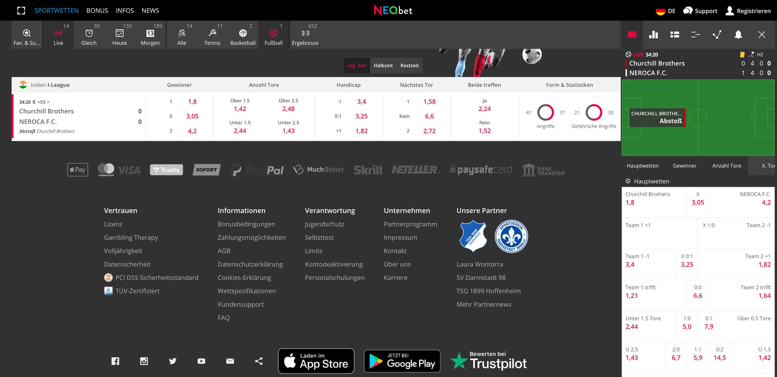 Neobet Live Wetten