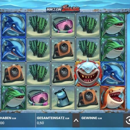 Razor Shark Casinos und Slot Review
