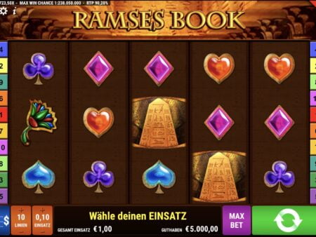 Ramses Book Casinos und Slot Test