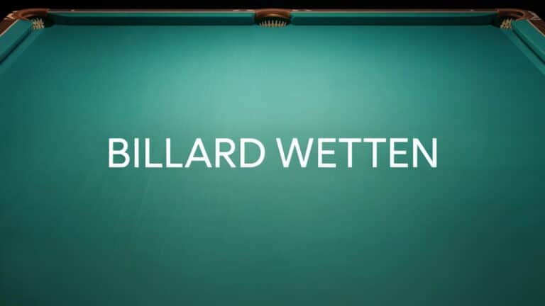 Billard Wetten und Strategien am 27.06.2025.