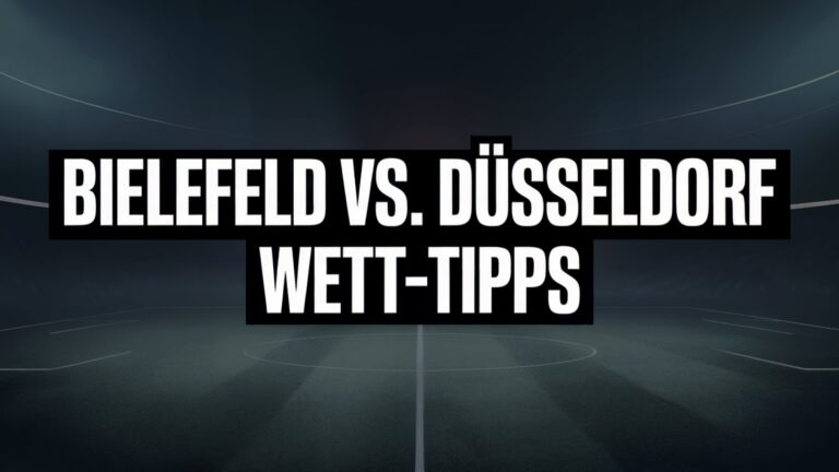 Arminia Bielefeld vs. Fortuna Düsseldorf Wett-Tipps am 02.08.2025.