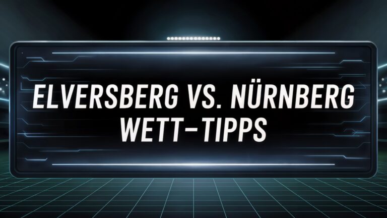SV Elversberg vs. 1. FC Nürnberg Wett-Tipps und Prognose am 02.08.2025.